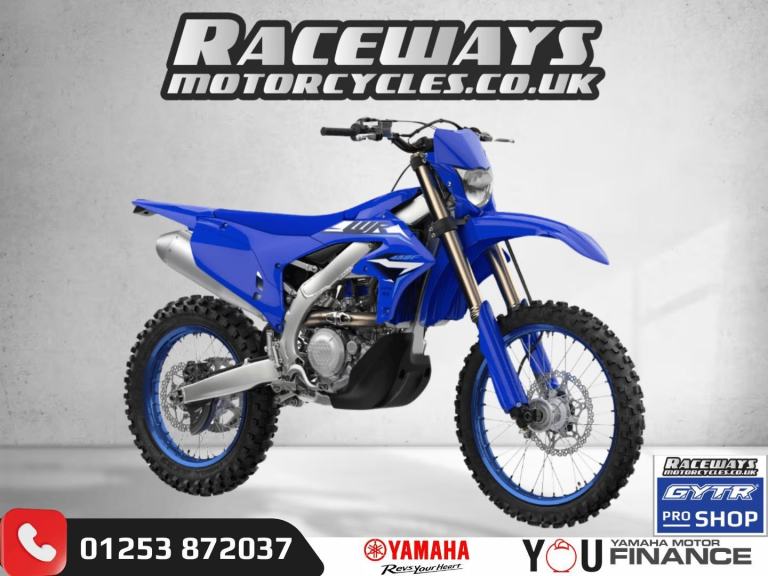 YAMAHA WR 450F 0 MILES PRE REGISTERED ON A 75 PLATE LIGHT KITS AVAILABLE