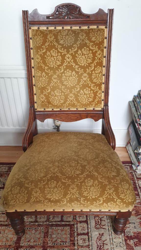 Edwardian Mahogany Nursing/Bedroom Chair