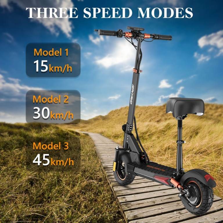 Electric Scooter for Adults – Fast, Foldable, Long Range E-Scooter with Powerful Motor
