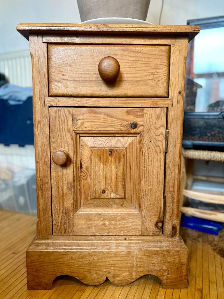 solid oak cabinet