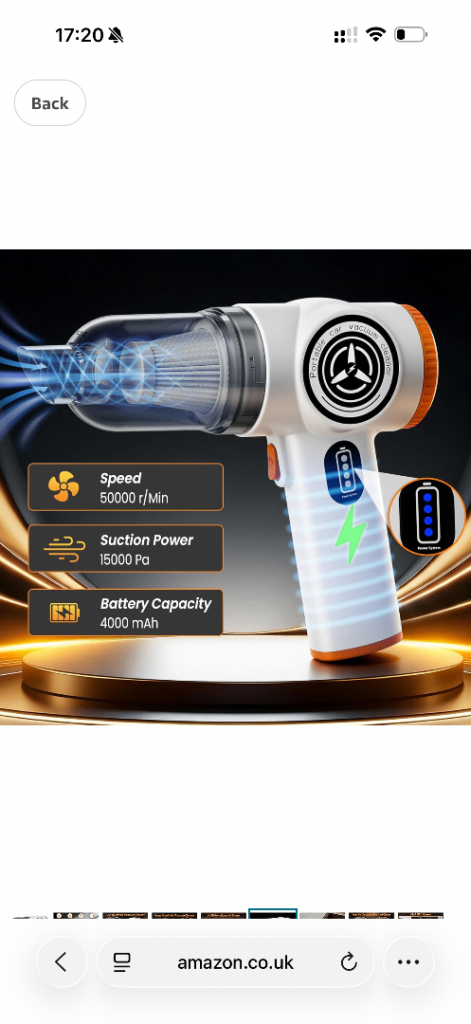 Handheld Car Vacuum Cleaner