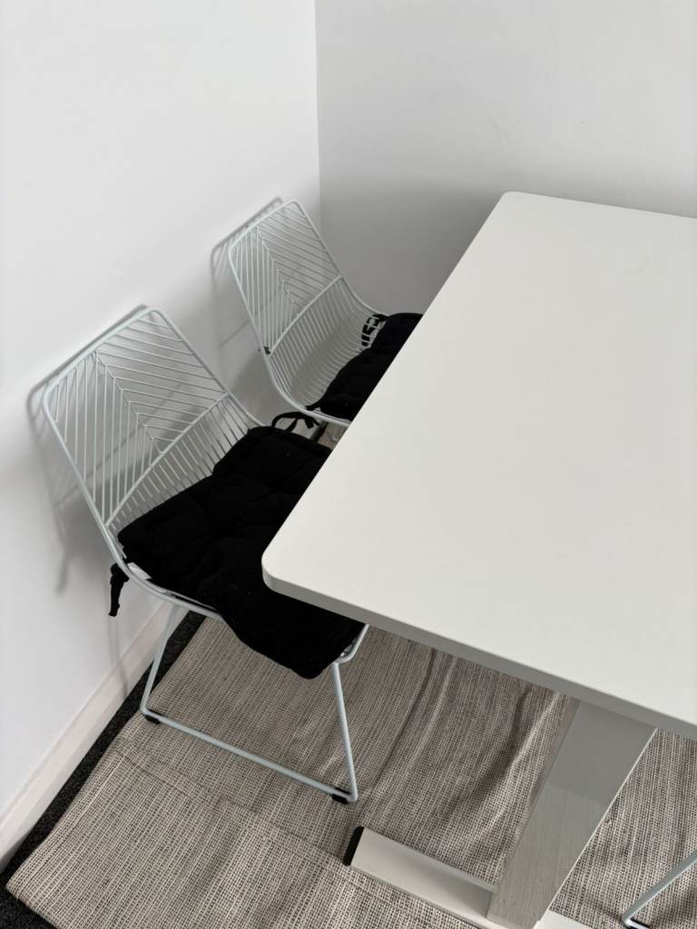 image for Set of 4 Steel Dining Chairs