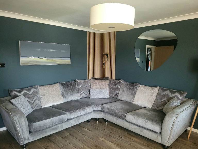 Immaculate large Dfs corner sofa 