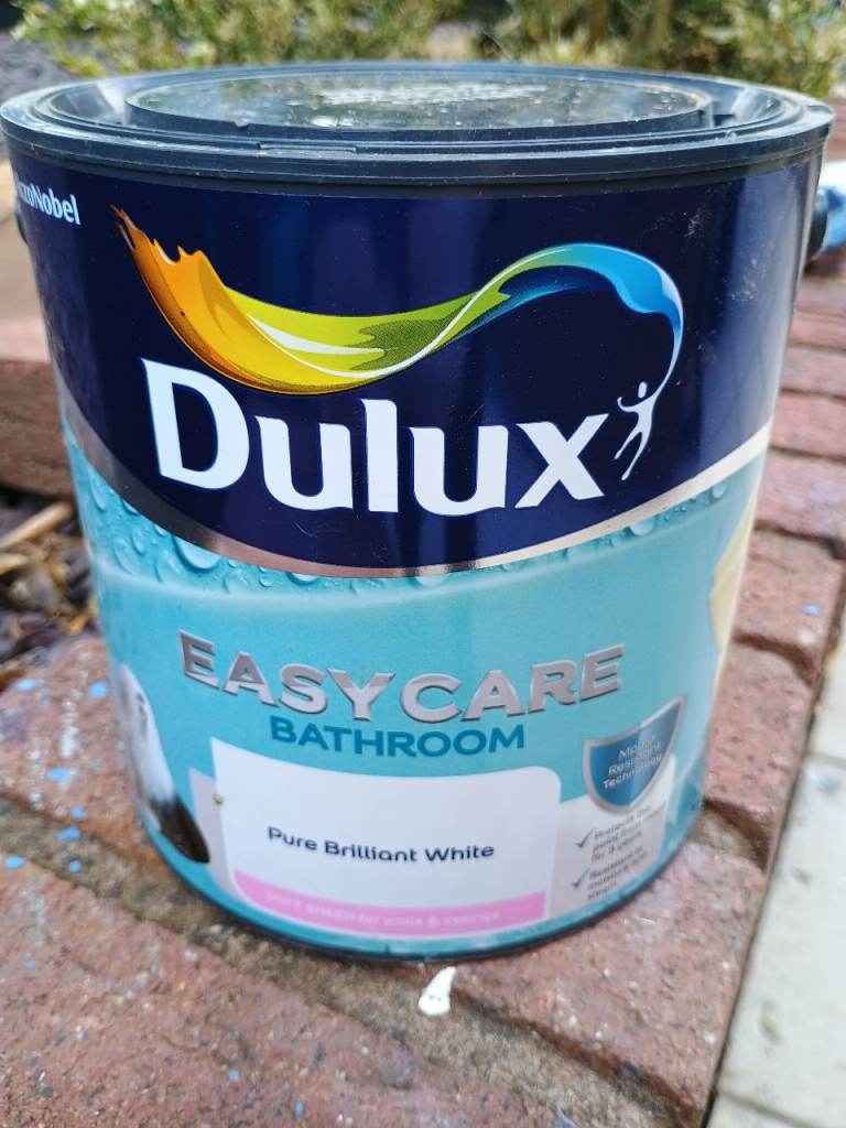 Dulux Easycare Bathroom Paint - Pure Brilliant White