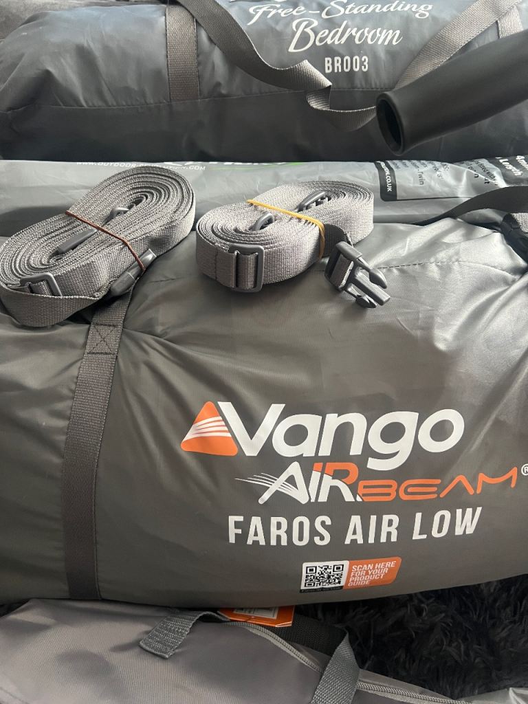 Vango Faros III AIR Low Driveaway Awning. Excellent Condition With Extras Inc