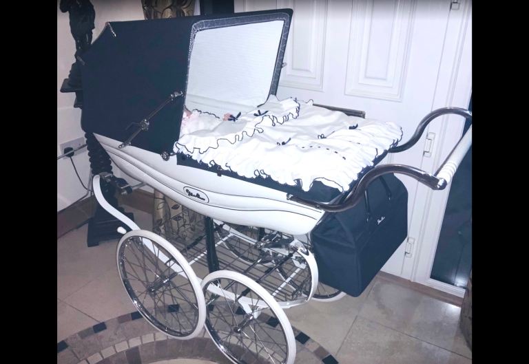 Silver cross  Balmoral pram 