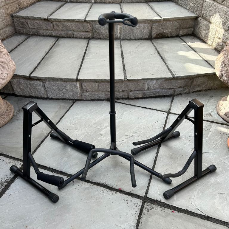 Black Folding Guitar Stand, £2 each (or all 3 for £5)