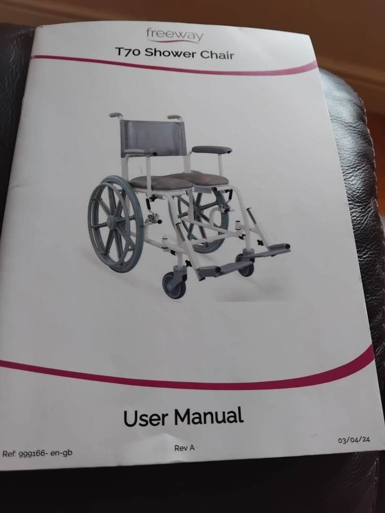 Freeway T70 Shower Chair - As Good As New, Grey