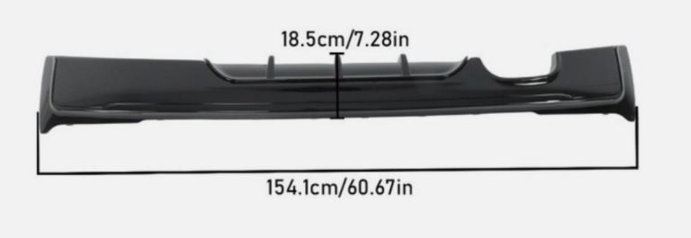 Brand New Gloss Black Rear Diffuser for BMW 2 Series F22 2014-2021 V3
