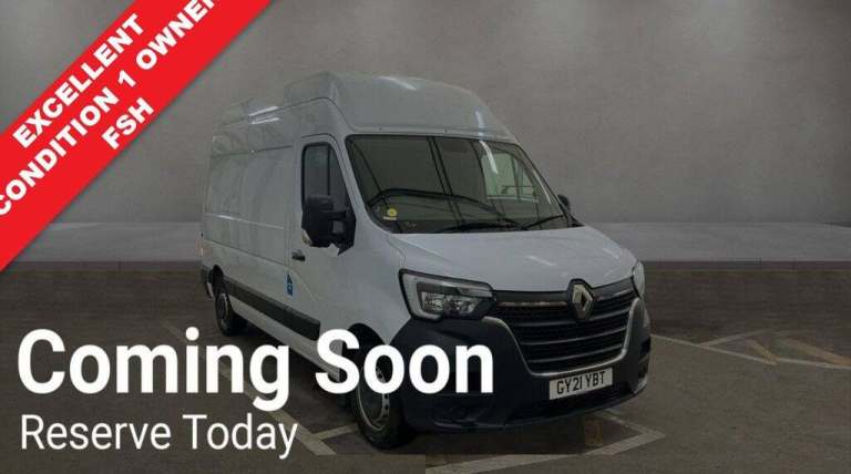 2021 21 RENAULT MASTER 2.3 DCI 35 BUSINESS MWB HIGH ROOF NO VAT VAN L2 H3 EURO 6