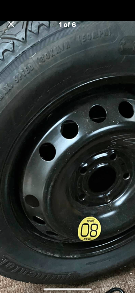 Nissan quashqai /juke 16” space saver wheel 