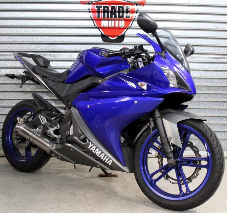 2014 14 YAMAHA YZF-R125 R 125 TRADE SALE GEN 1 BLUE LEARNER LEGAL 30K NEW MOT