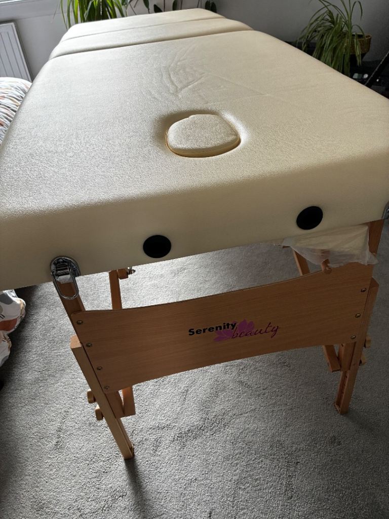 Hardly used portable massage bed