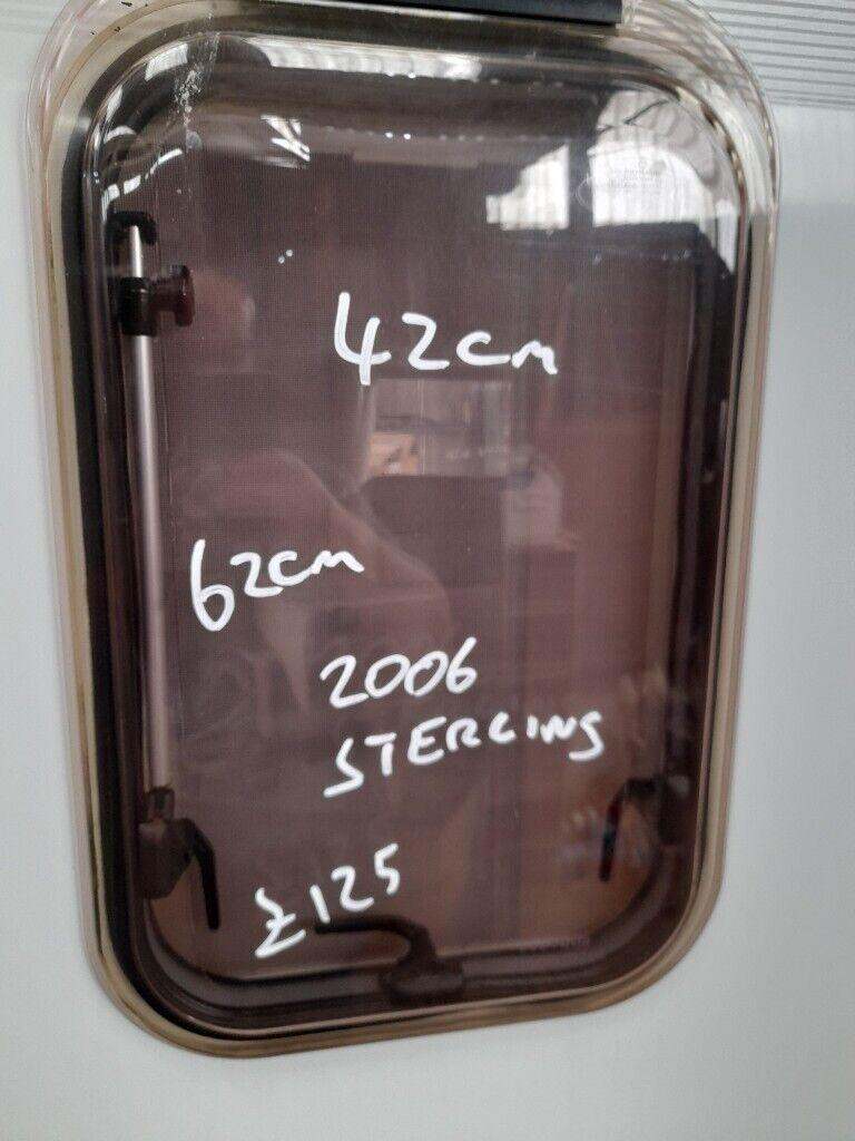 2006 sterling caravan bathroom window 