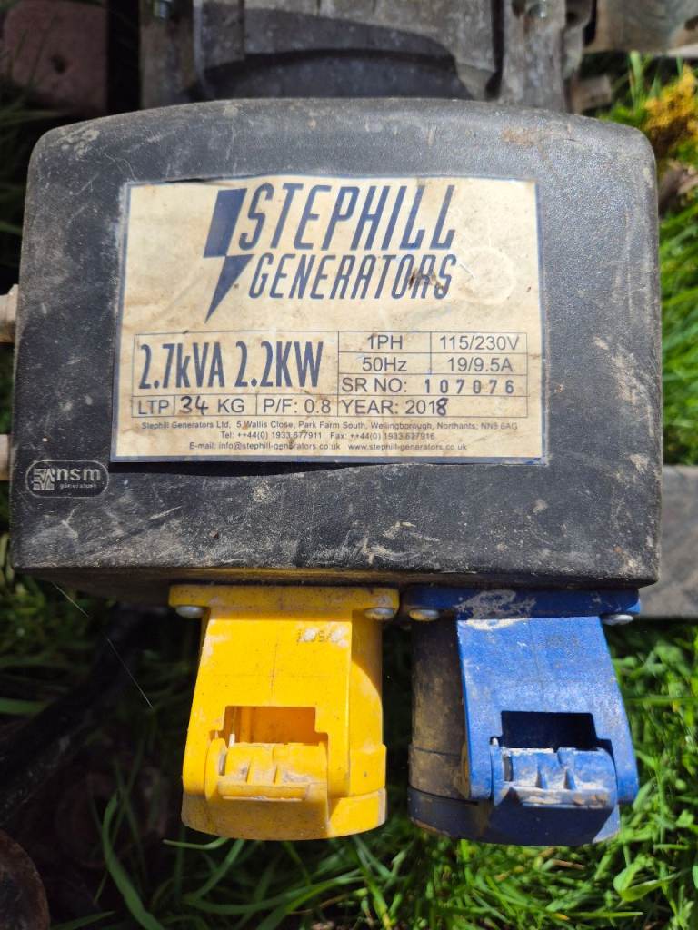 2.7kva Honda-Petrol Stephill-Generator