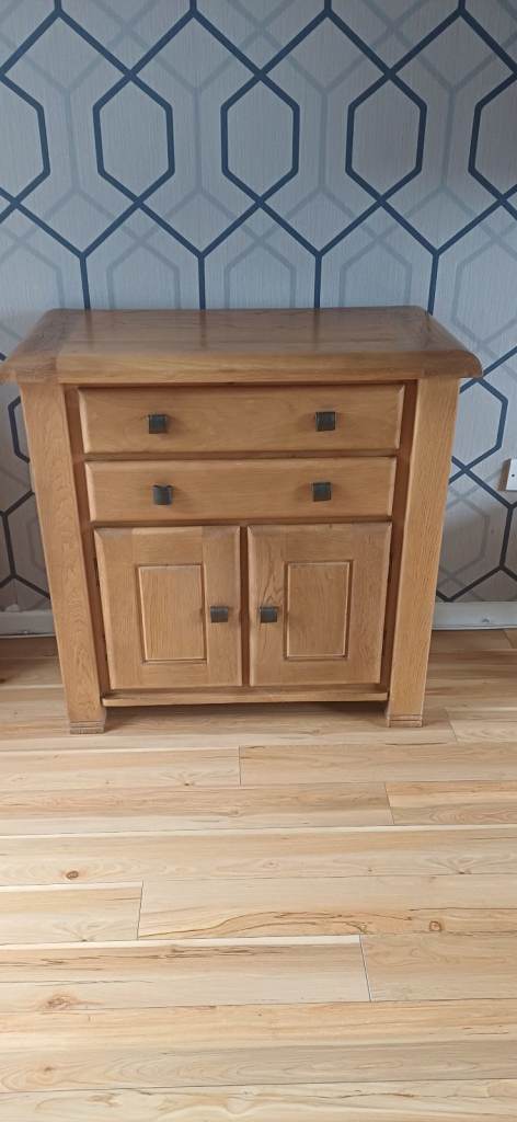 Solid   oak sideboard 