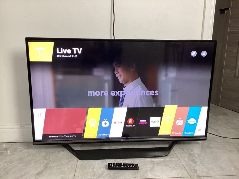 50”  LG  4K UHD HDR Smart TV – Model 49UH620V– £200  – Smethwick