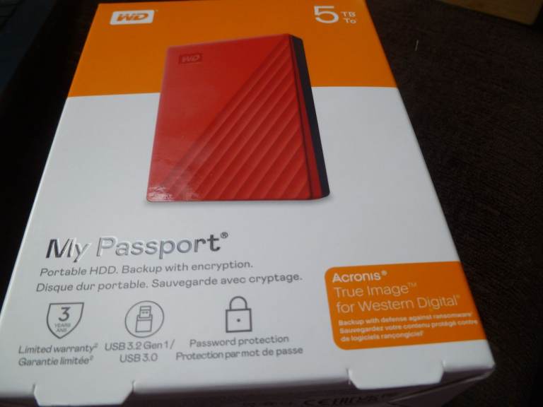 Western Digital 5TB My Passport - Portable Storage Brand New Sealed