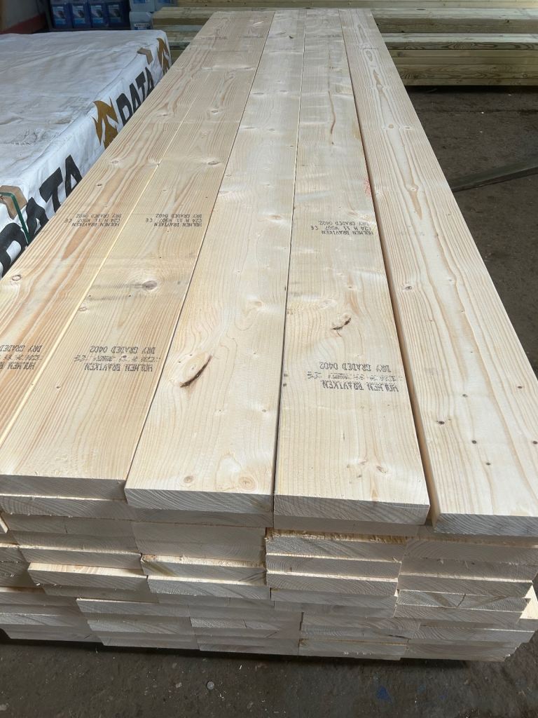 8 x 2 C24 Graded Timber Delivery available 