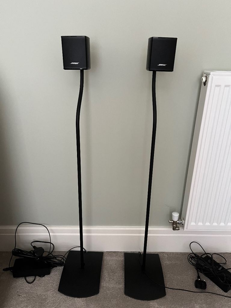 BOSE Wireless Surround Speakers + UFS-20 II Floor Stands