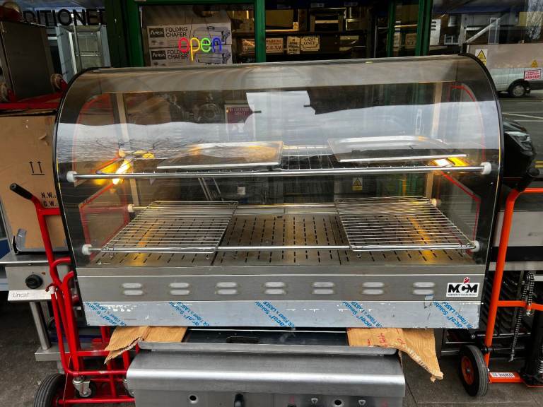 HOT FOOD CHICKEN DISPLAY CABINET CATERING COMMERCIAL CAFE KEBAB PIZZA RESTAURANT TAKE AWAY 