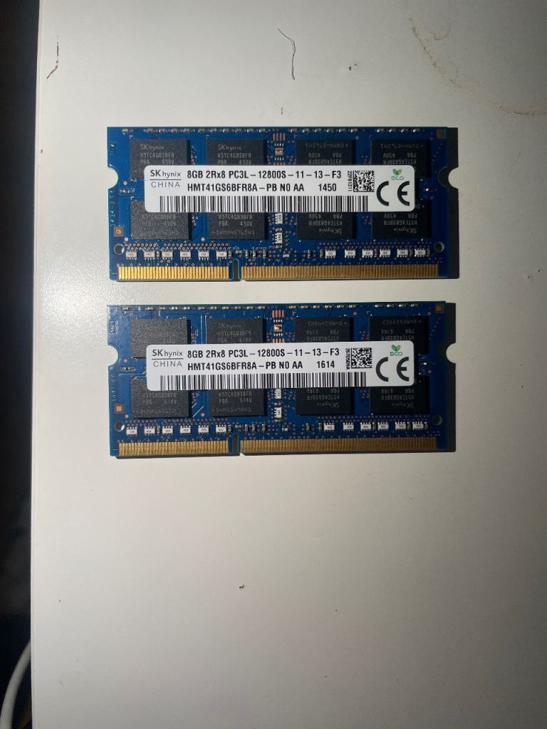 image for SK Hynix 8GB DDR3L 1600MHz SODIMM PC3L-12800S Laptop RAM HMT41GS6BFR8A – Tested