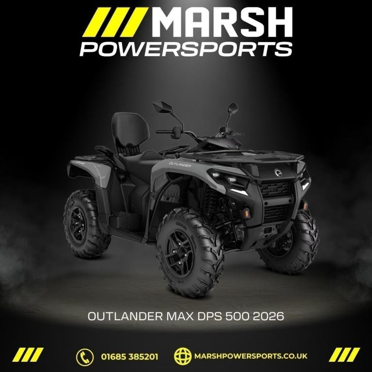 Can-Am Outlander Max DPS T 500 2026 Model - Can-am Dealer - Promotions Available