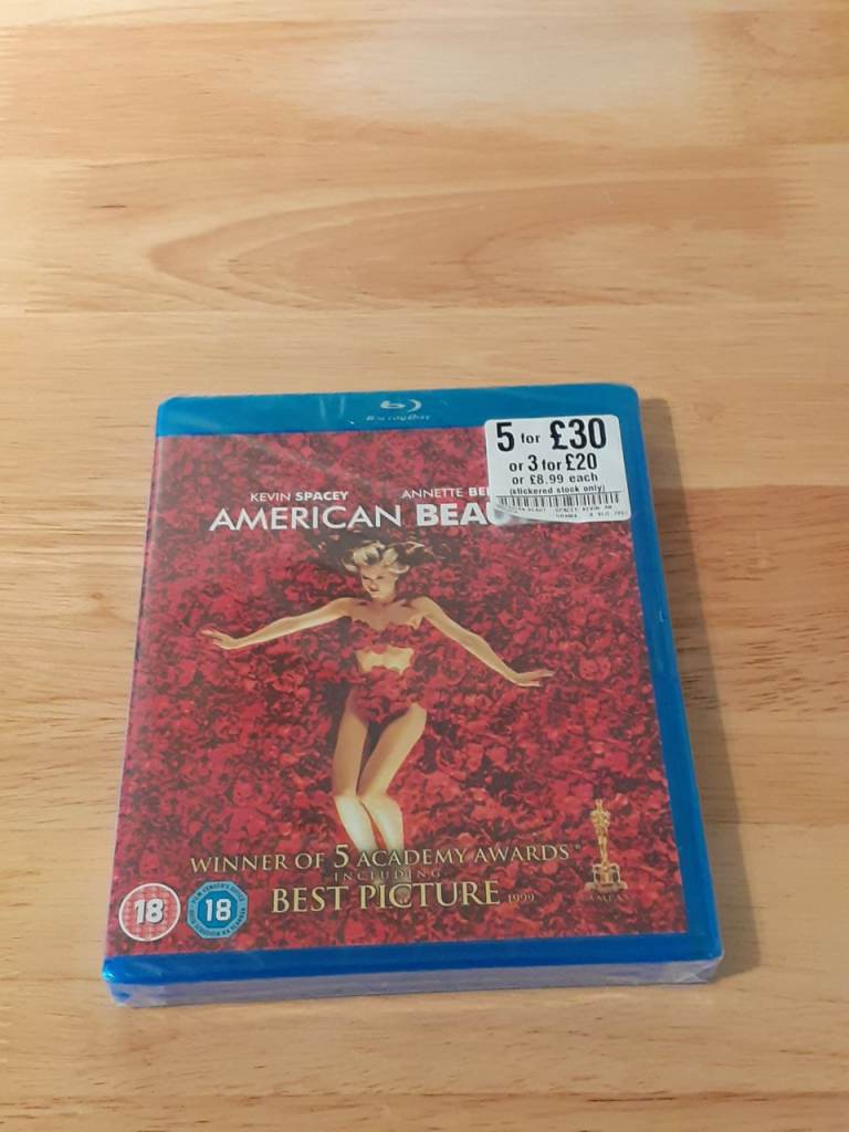 American Beauty - Blu-ray - Kevin Spacey / Annette Bening  OOP  New Sealed 