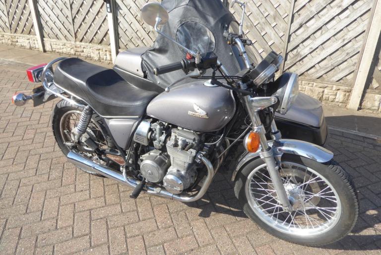 HONDA CB 650 SIDECAR OUTFIT W REG 1981 WILL BE TAX-MOT EXCEMPT 