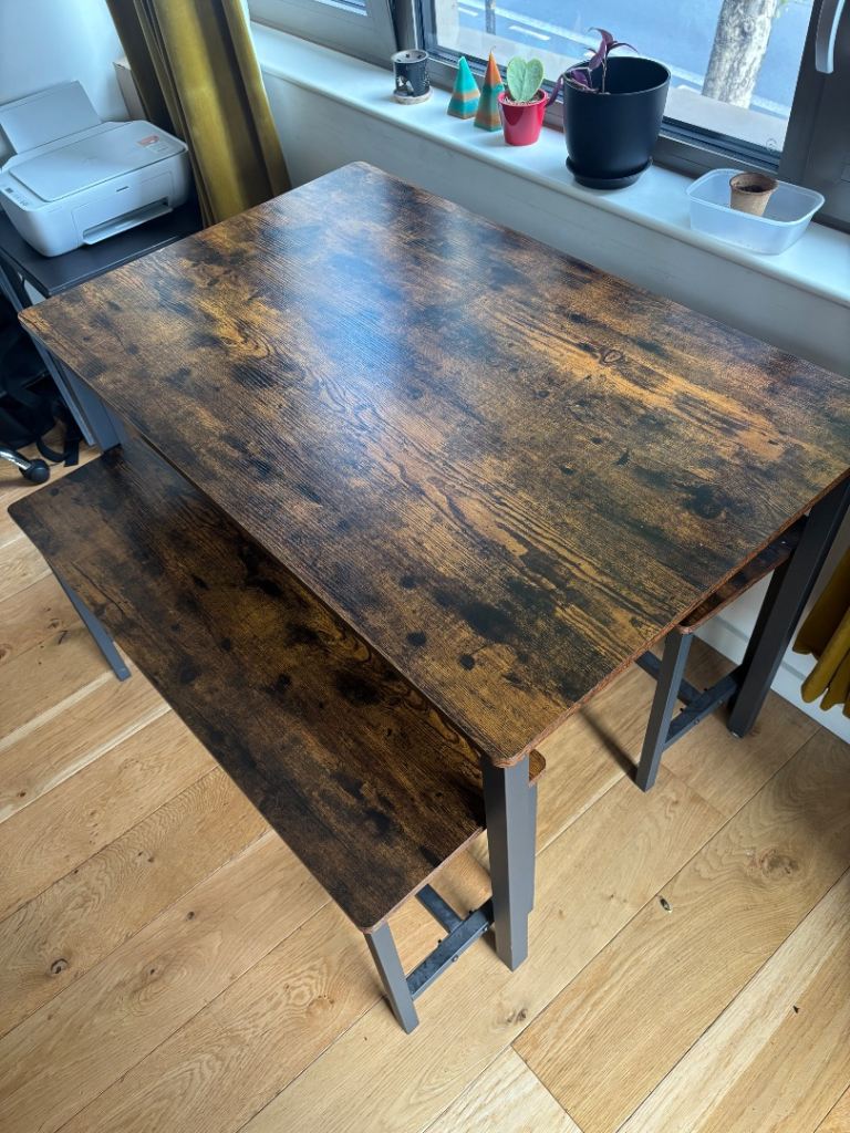 Dining Table and Bench Set – Good Condition