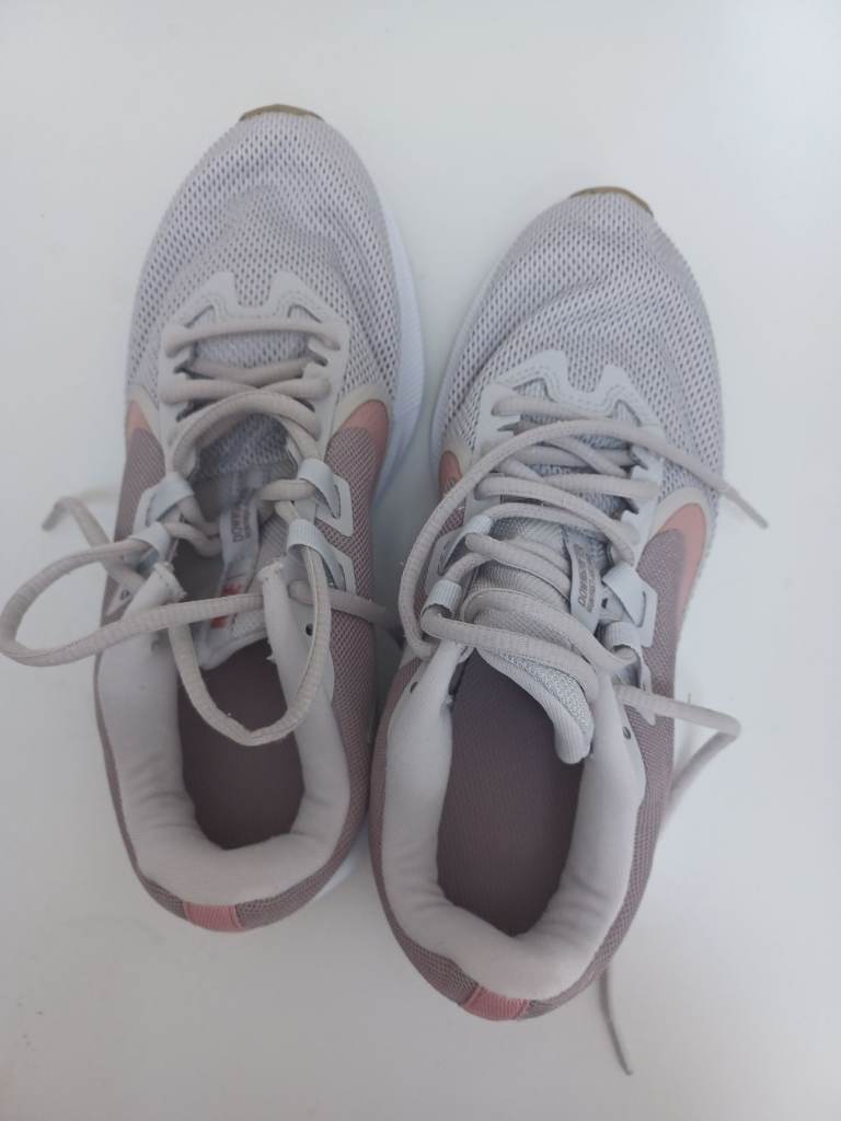 Nike DownShifter 9 Women's Grey/Pink Running/Gym Trainers UK6/EU40 Sneakers