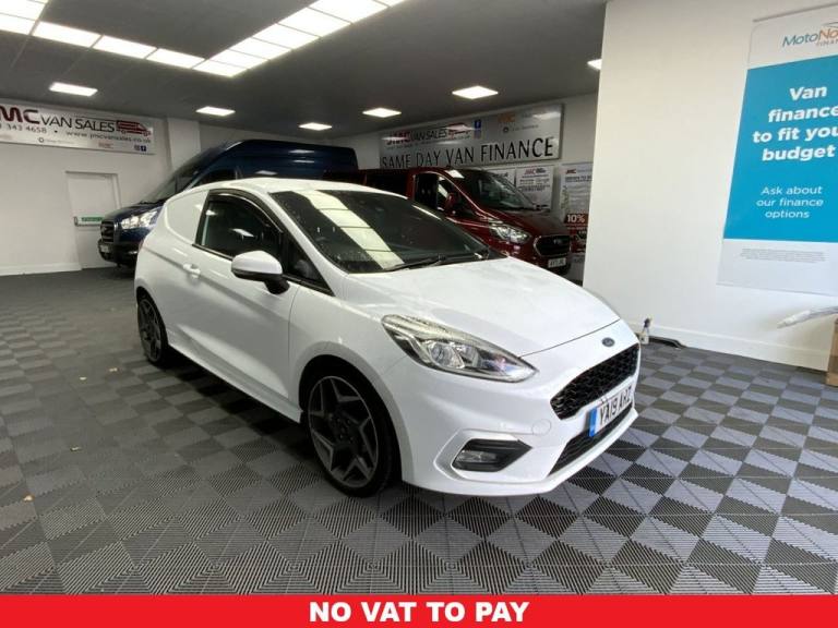 2019 18 FORD FIESTA VAN 1.5 TDCI SPORT 120BHP NO VAT TO PAY 6 MONTHS WARRANTY  D