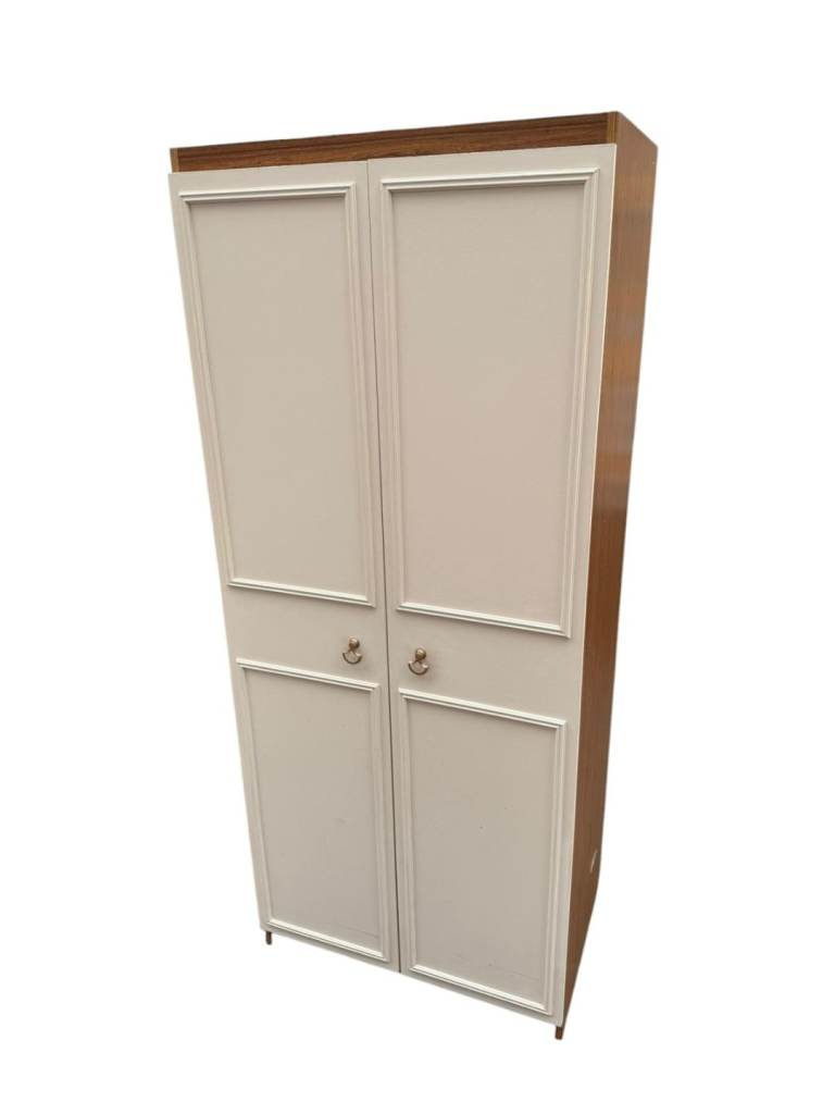 Double door wardrobe Cofee and cream £75