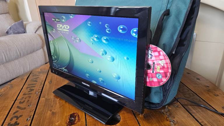 19" TV with built in DVD player