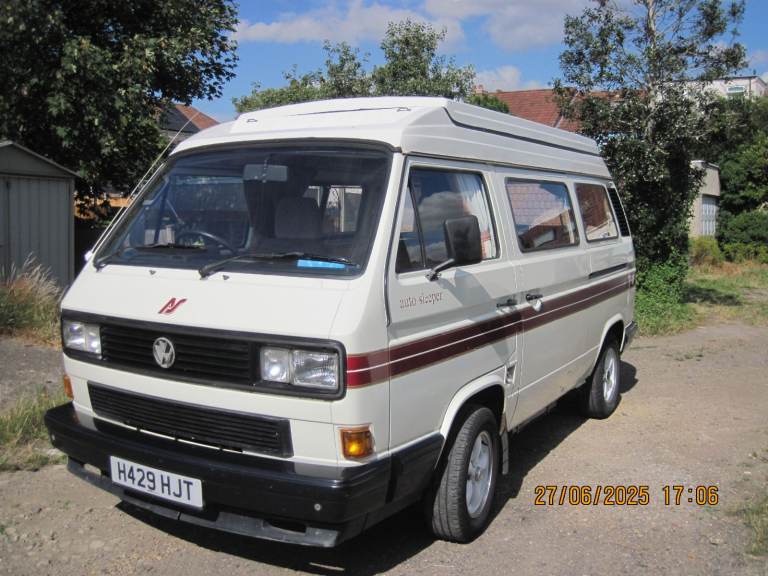 1990 VW Type 25 Autosleeper Trooper 1900cc 5 speed 4 Berth 123650 miles (3600 on new engine)