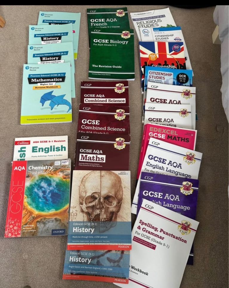 GCSE Revision Guides & Workbooks - Maths, English, Science, History