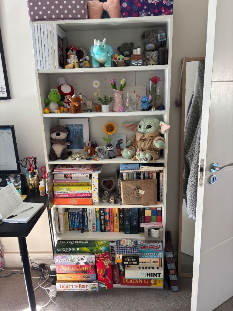 Argos Maine White Bookcase
