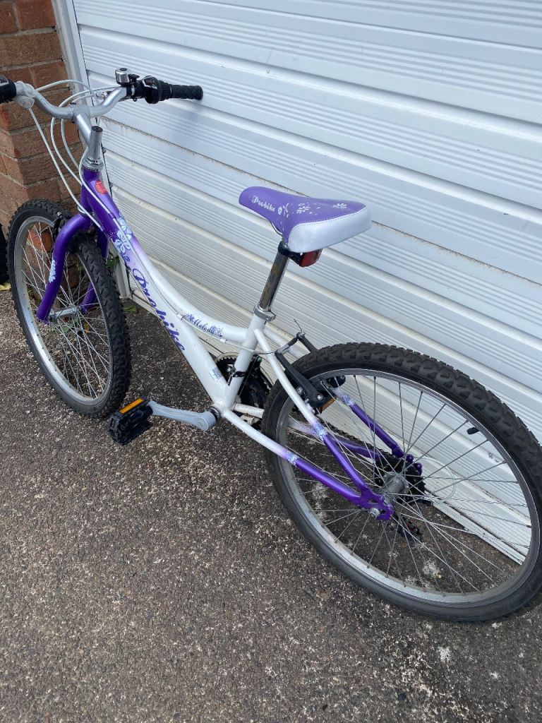 PROBIKE Kids Mountain Bike – Purple and White, Good Condition