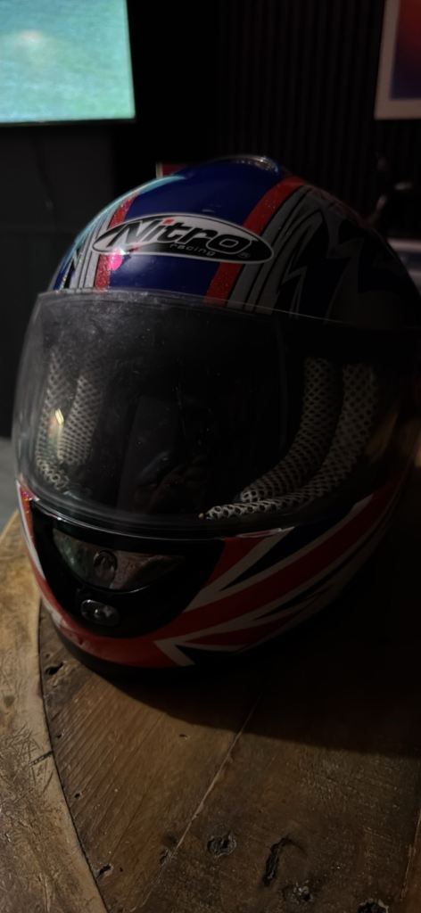 Nitro motor cycle helmet size large