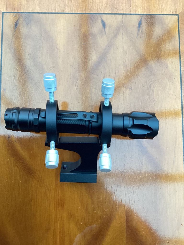 Laser pointer for telescope