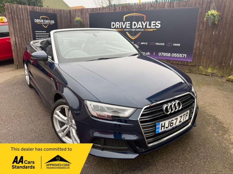 2017 Audi A3 1.6 A3 S Line TDI 2dr Convertible Diesel Manual