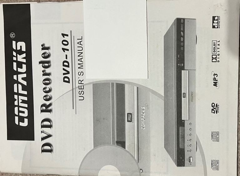 COMPACKS DVD Recorder Home Cinema System DVD-101