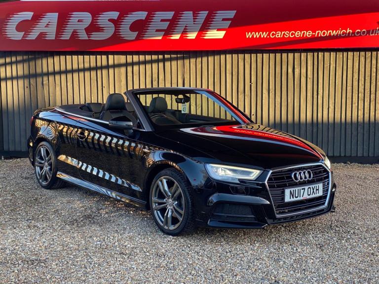 2017 Audi A3 1.6 TDI S Line 2dr CONVERTIBLE DIESEL Manual