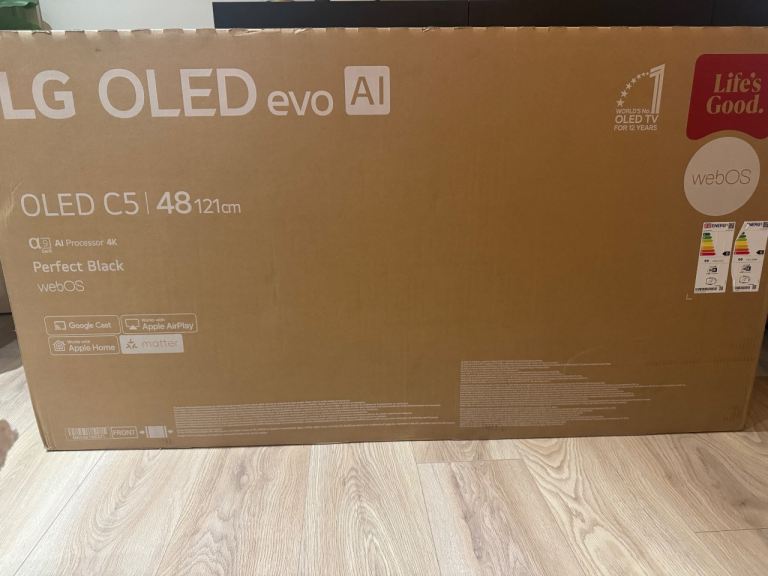 LG C5 48" OLED Evo AI 4K HDR Smart TV 2025 (SEALED UNIT)