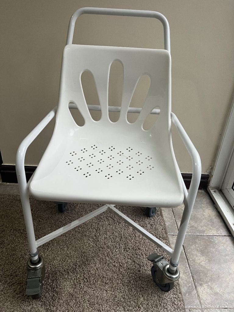 Shower chair on wheels 