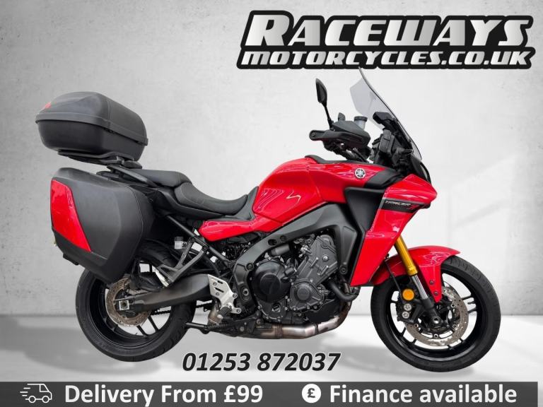YAMAHA TRACER 9GT 2022 72 REG 15,950 MILES RED USED MOTORCYCLE 890CC