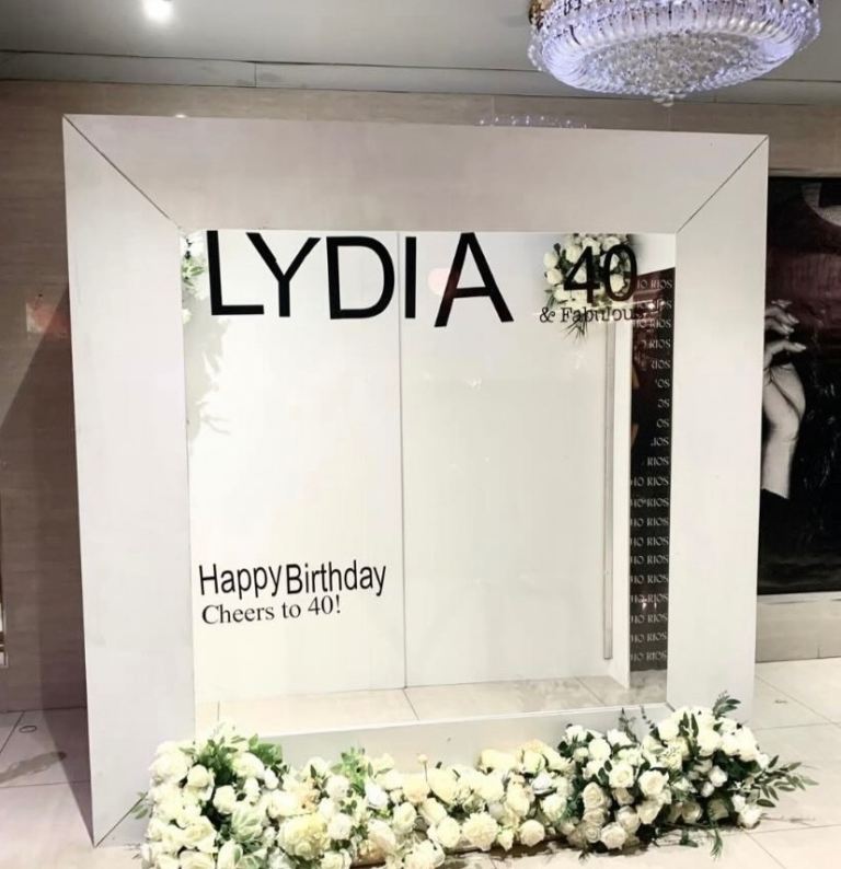 Vogue magazine booth hire only !