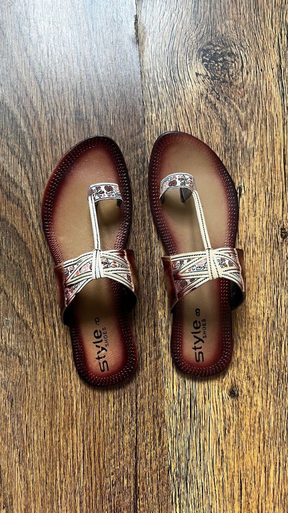Brown Flat Sandals – Never worn 