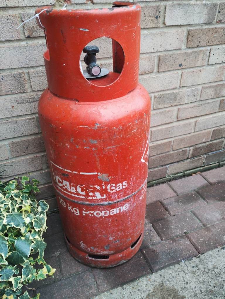 Calor Gas 19kg Propane bottle. Empty,  LPG cannister. Freeland.