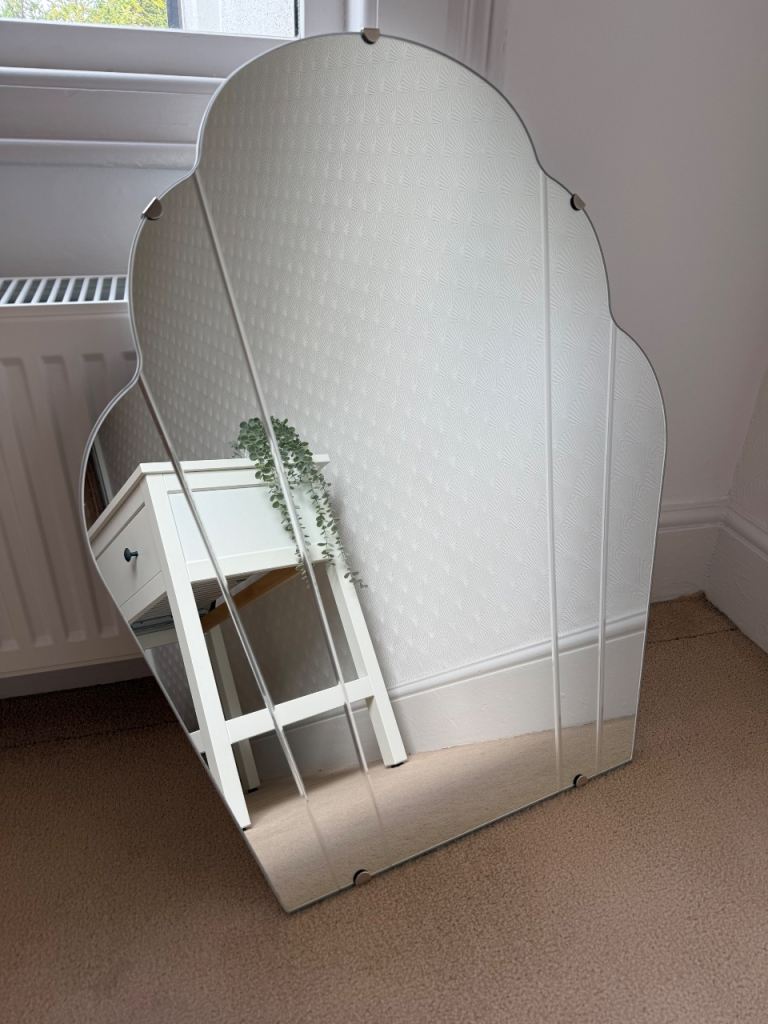 IKEA LOMMARYD Scalloped / Art Deco Mirror 